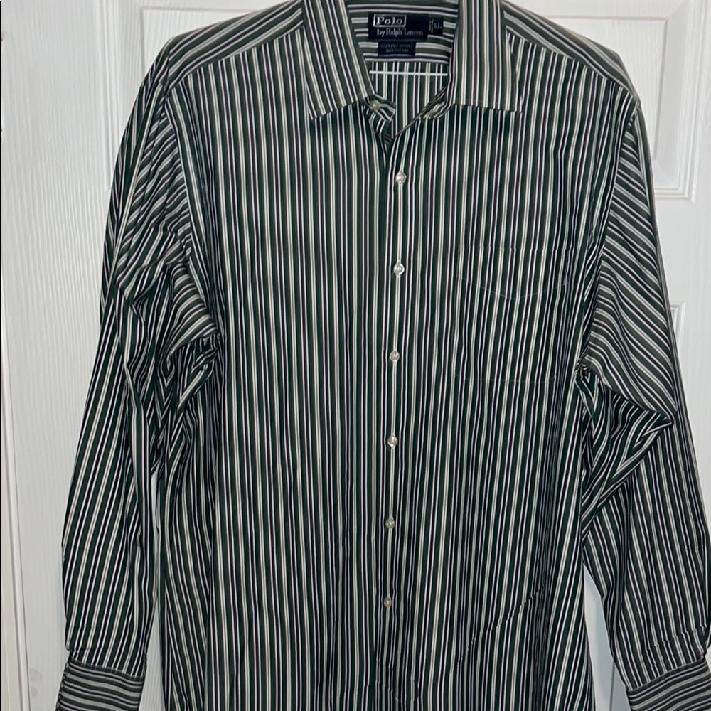 Polo by Ralph Lauren Black and White Casual Button Down Shirt